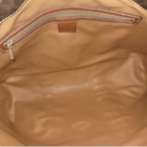Céline Vintage Brown Leather Macadam Large Tote - Picture 11 of 12